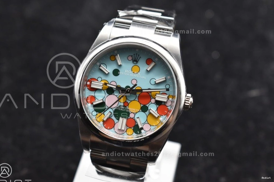 Clean 41mm Dial Best 124300 1:1 Celebration Edition VR3230 Perpetual 904L Oyster Steel 0410